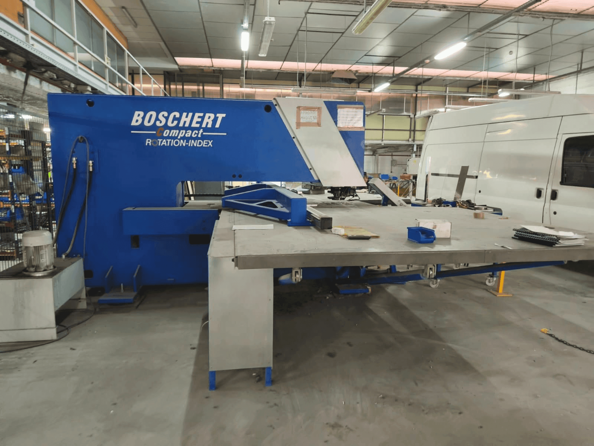 BOSCHERT Compact 1250 Rota-maskinen framifrån