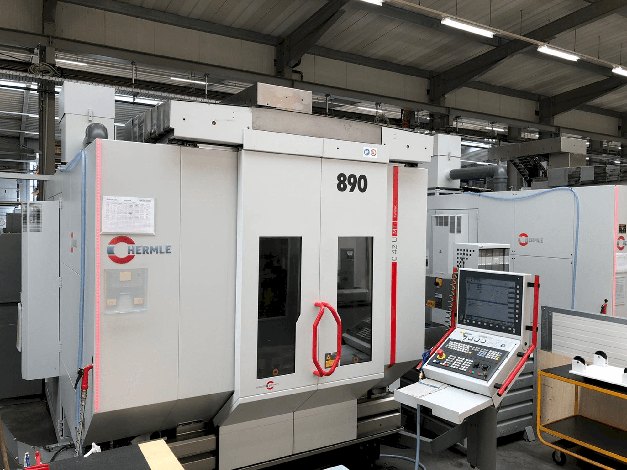 HERMLE C42U MT-maskinen framifrån