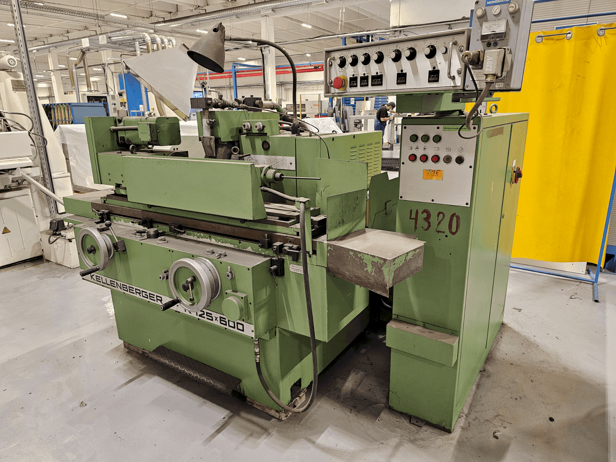 KELLENBERGER R125 x 600-maskinen framifrån