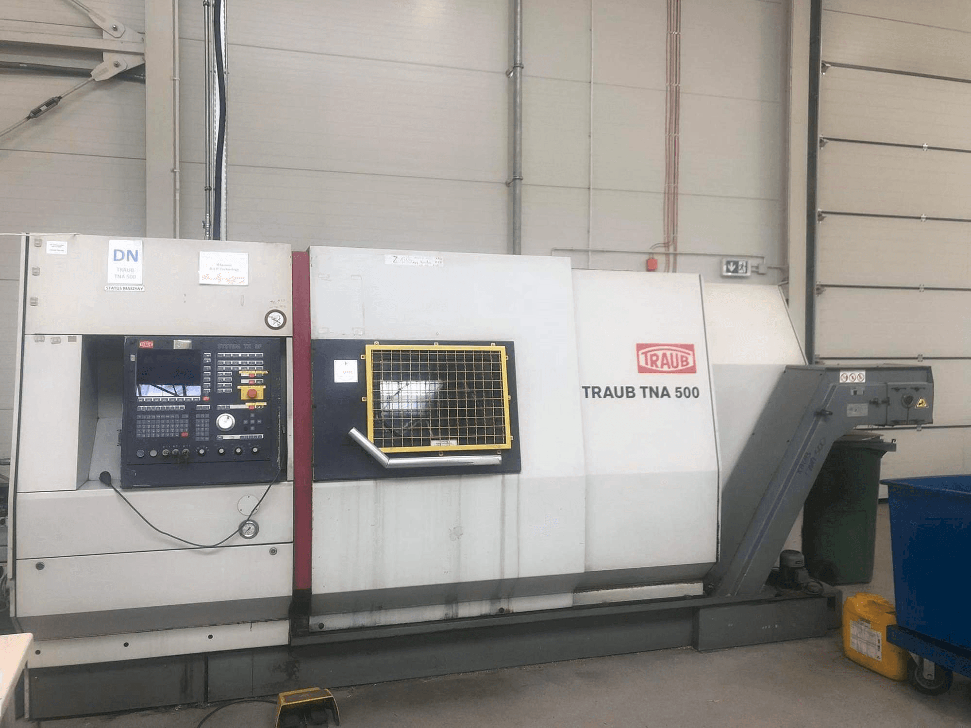 TRAUB TNA 500/600-maskinen framifrån