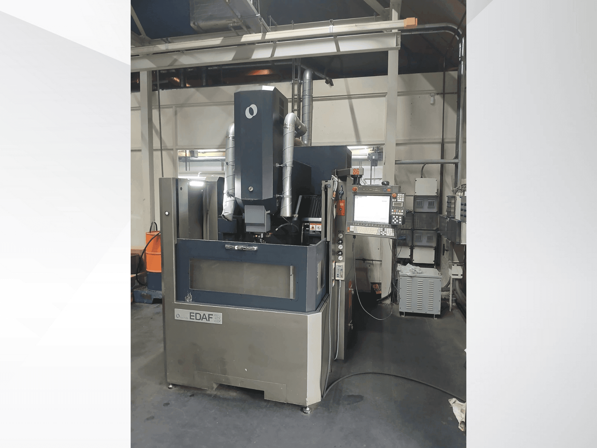 Makino EDAF3-maskinen framifrån