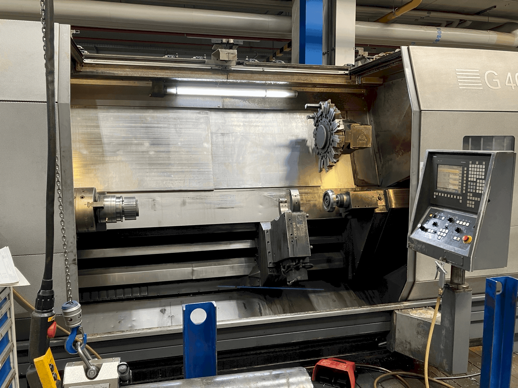 Index G 400 Ratio Line-maskinen framifrån