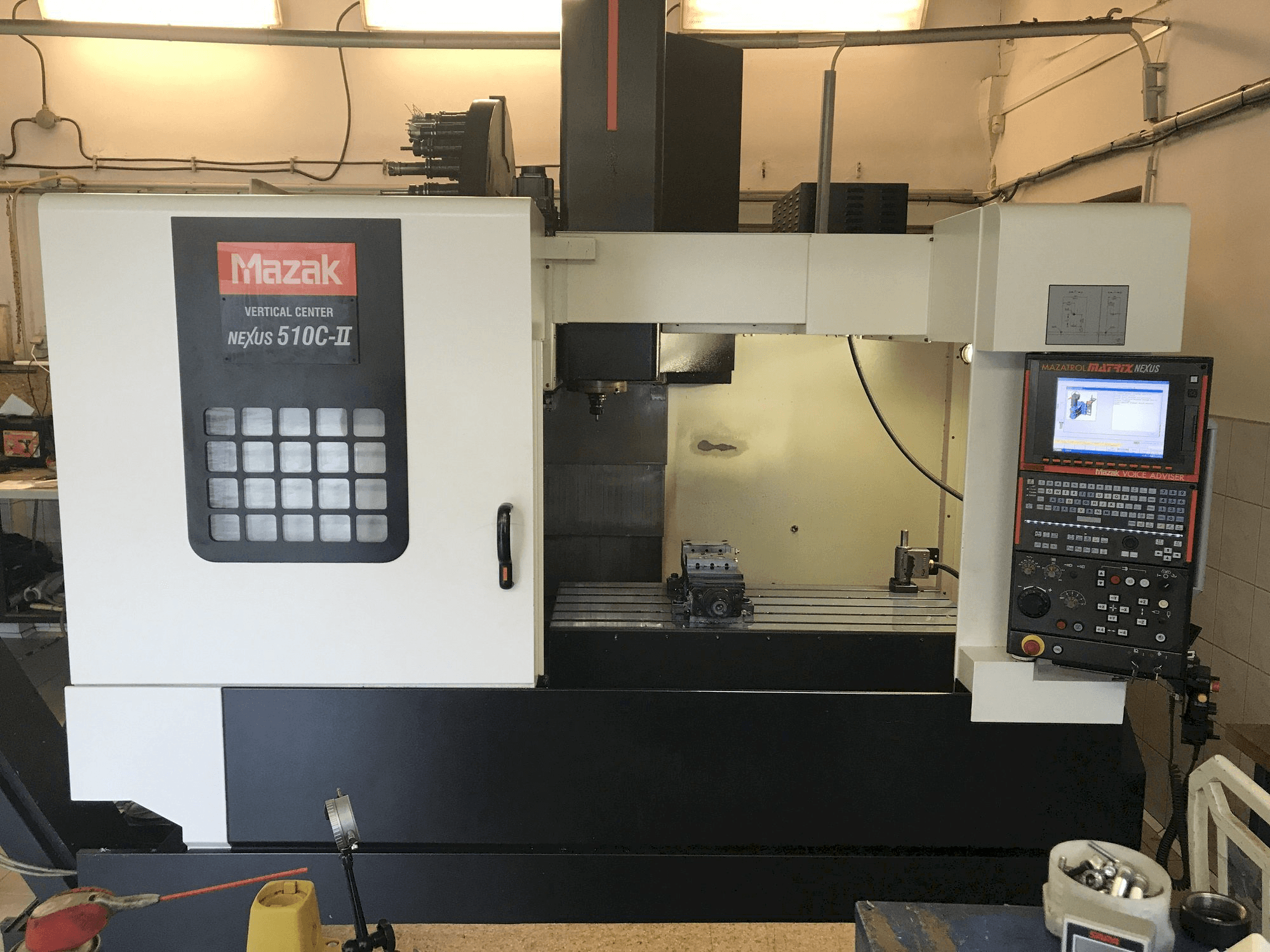 Mazak Nexus 510C-II-maskinen framifrån