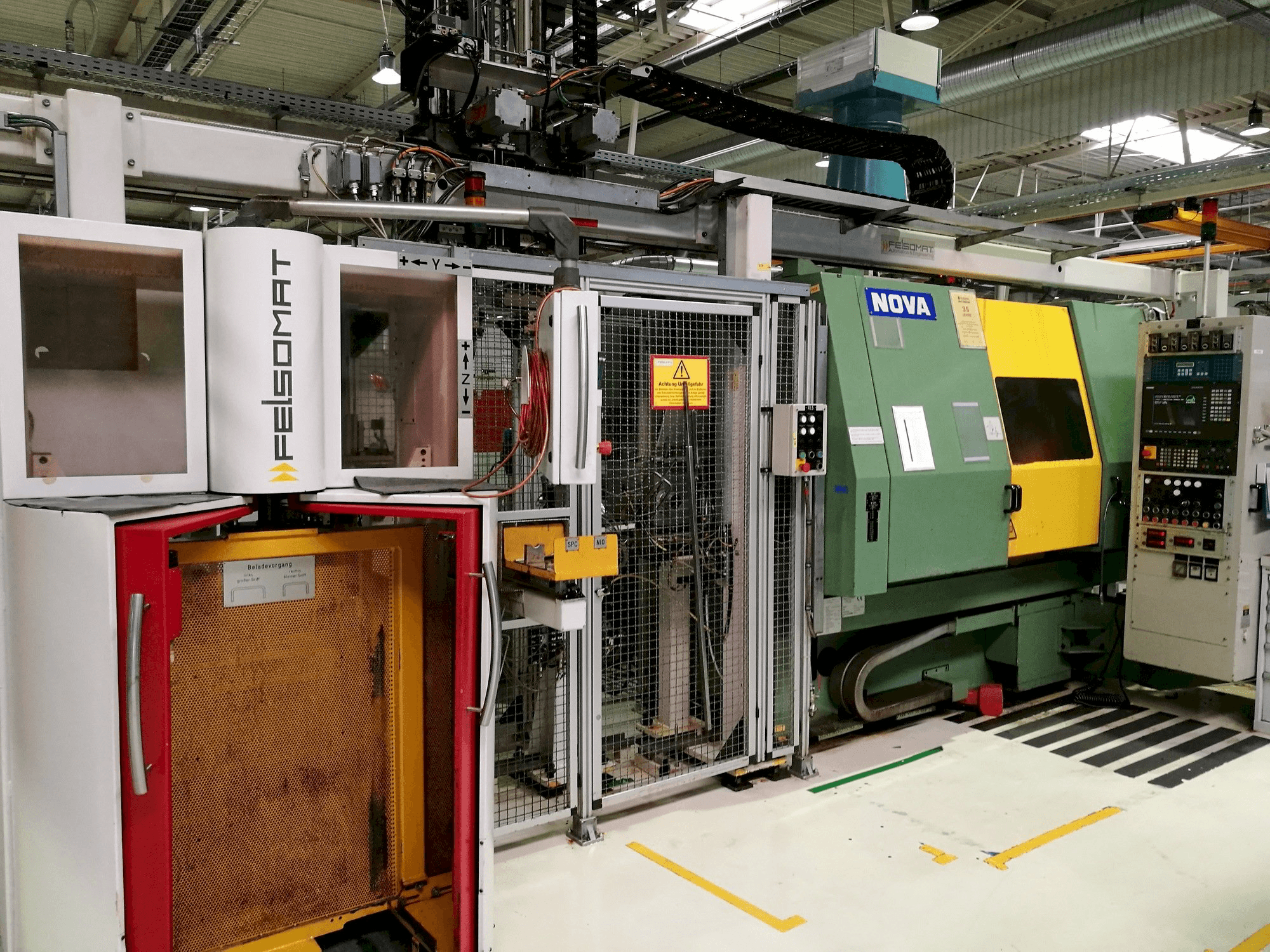 NOVA M12-T4N-maskinen framifrån