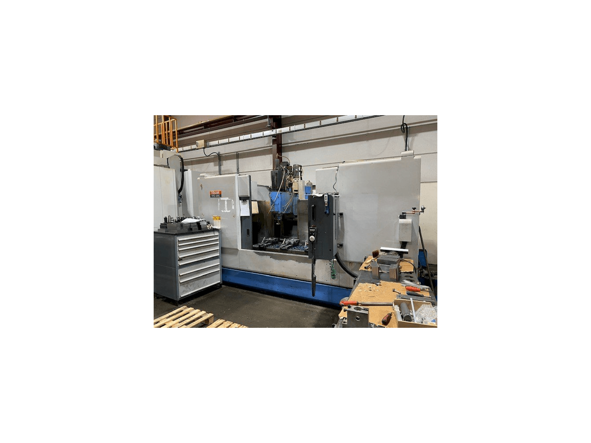 Mazak VTC-20C-maskinen framifrån